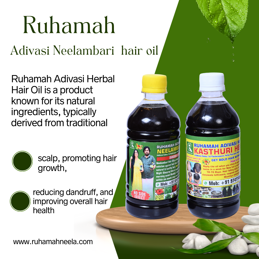 Ruhamah Adivasi Neelambari Hair Oil